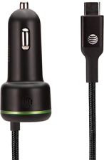 Carregador de carro AT&T cabo cativo fornecimento de energia 40W com porta USB-C (USB-C) preto comprar usado  Enviando para Brazil