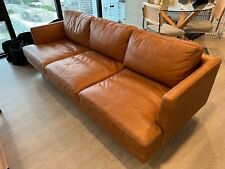 west elm leather couch for sale  Seattle