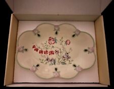 NIB~Lenox Spring Bouquet Jewelry Tray~Oval 9.5" X 7" X 1"~Beautiful Flowers! 🪻, used for sale  Shipping to South Africa