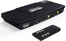 Conmutador HDMI TESmart 4 puertos 4K60Hz con S/PDIF y L/r *no KVM*, usado segunda mano  Embacar hacia Argentina