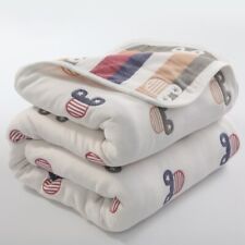 6 Layers Baby 100% Baby Infant Bedding Receiving Blankets Baby Bath 90*100cm for sale  Shipping to South Africa