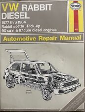 Haynes Automotive Repair Manual VW Rabbit Diesel 1977-1984 # 96020 (451) for sale  Shipping to South Africa