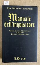 Manuale dell inquisitore. usato  Roma