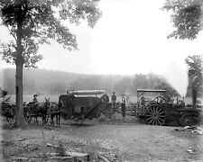 Spectacular... Antique Steam Tractor & Thresher..  Vintage Photo Reprint 8x10 for sale  Canada