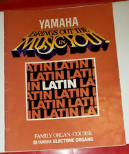 Usado, Livro de curso de órgão familiar YAMAHA Electone Organs músicas latinas/música ©1983 comprar usado  Enviando para Brazil