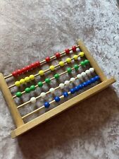 Child wooden abacus for sale  STAFFORD