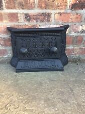 Restored Ornate Victorian Bedroom Cast Iron Fire Front Grate /Fireplace #2 for sale  Shipping to Ireland