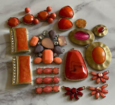 Crafting orange jewelry for sale  Buckley