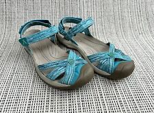 Sandalias para mujer Keen Bali, talla 8,5, azules, impermeables senderismo caminar 1016809 segunda mano  Embacar hacia Argentina
