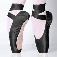 Women Satin Ballet Pointe Shoes with Ribbons Girls Professional Ballet Shoes  for sale  Shipping to South Africa