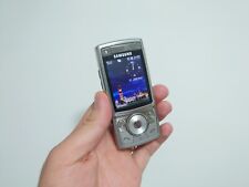 Teléfono móvil en caja Samsung SGH G600 gris (desbloqueado) deslizable simple ancianos básicos, usado segunda mano  Embacar hacia Argentina