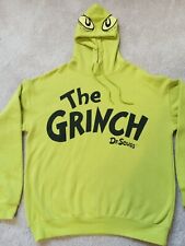 The Grinch Dr. Seuss- Adult Medium -Hoodie- Used- Clean. Pullover Green. for sale  Shipping to South Africa