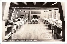 Used, RPPC  Main Dining Room, Timberline Lodge, Oregon- Sawyers Photo Postcard for sale  Shipping to South Africa