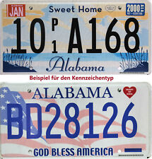 Alabama God Bless / Sweet Home Tablica rejestracyjna Oryginalna amerykańska tablica rejestracyjna   na sprzedaż  Wysyłka do Poland