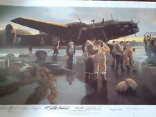 Halifax bomber signed for sale  DURHAM