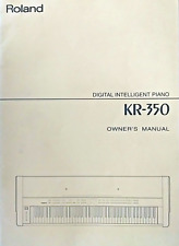 Teclado Piano Inteligente Digital Roland KR-350 Manual del Propietario Original Libro. segunda mano  Embacar hacia Argentina