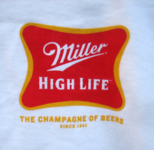 Nueva (XL) MILLER HIGH LIFE lite Camiseta Pesca Bowling Bar Champagne de Cervezas segunda mano  Embacar hacia Argentina