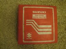 1976-80 Suzuki Four Stroke Service Bulletins Dealer Manual Vintage Binder GS SP for sale  Shipping to South Africa