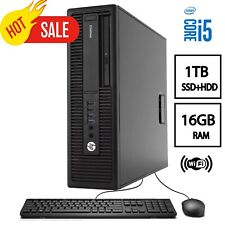 Lenovo Desktop Computer Intel i5 SFF 16GB RAM 1TB SSD+HDD Windows 11 Pro wifi for sale  Shipping to South Africa