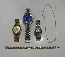 Lote de 3 relojes y joyas vintage para dama segunda mano  Embacar hacia Argentina