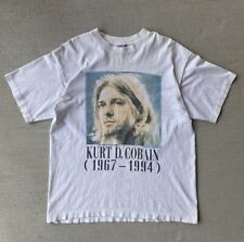 Camiseta Memorial Nirvana Kurt Cobain 1994 Antiga G/XL Autêntica Original RARA comprar usado  Enviando para Brazil