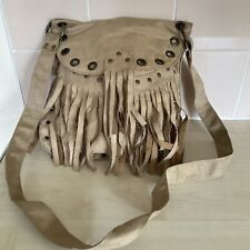 Ladies tan fringed for sale  TIPTON