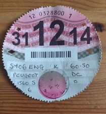 Vintage road tax for sale  STOCKPORT