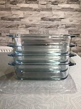 4 X EKCO Hostess Trolley Replacement Glass  Dish Pyrex Brand Catering Dining for sale  Shipping to South Africa