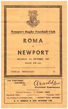 1963 programma rugby usato  Italia
