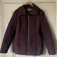 Purple quilted jacket for sale  LONDON