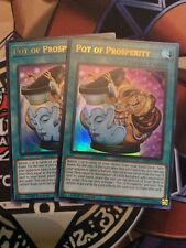 Yugioh Pot of Prosperity RA01-EN066 Ultra Rare 1st Ed 2x for sale  Shipping to South Africa