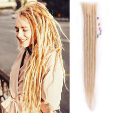 Long Human Hair Dreadlocks Extensions 100% Handmade Crochet Braided Dreads Women for sale  Shipping to South Africa