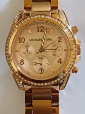 Relógio cronógrafo Michael Kors pulseira pequena totalmente funcional MK-5263 comprar usado  Enviando para Brazil