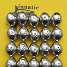 8oz Egg Sinkers 10lbs 20 count....., used for sale  Shipping to South Africa