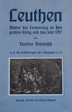 Leuthen riginalausgabe 1907 gebraucht kaufen  Kollmar