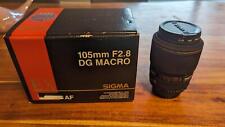 Usado, Sigma Makro 105 DG F2.8 negro para Nikon bayoneta f-mount segunda mano  Embacar hacia Argentina