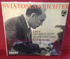 LISZT RICHTER KONDRASHIN PIANO C.TOS 1/2 UK PHILIPS SABL 207 RARE STEREO RE LP for sale  Shipping to South Africa