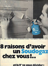 1970 advertisement soudogaz d'occasion  Expédié en Belgium