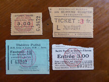 Anciens tickets anvers d'occasion  France