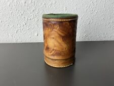 Leather dice cup for sale  Shipping to Ireland