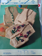 Knitting pattern teddy for sale  ENFIELD