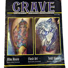 Revista de tatuajes y modificación corporal Grave marzo 2005 arte flash Mike Moore segunda mano  Embacar hacia Mexico