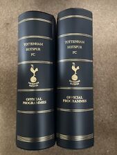 Tottenham programme binders for sale  HASTINGS