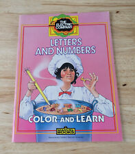 The Electric Company Marvel Books LETRAS E NÚMEROS ©1984 Color & Learn comprar usado  Enviando para Brazil