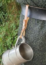 Used, Leather Tankard Strap Brown. Soft premium leather. LARP LRP Reenactment Medieval for sale  Shipping to South Africa