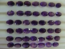 Faceted amethyst 7x5 for sale  UK