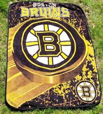 NHL Boston Bruins Cobertor Vintage Raro HTF Quarto Sofá Mancave Sala de Jogos  comprar usado  Enviando para Brazil