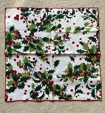 christmas cotton napkins for sale  HASTINGS
