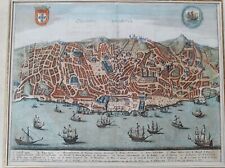 PORTUGAL  VUE DE LISBONNE MATHAUS MERIAN 1636  R4397 comprar usado  Enviando para Brazil