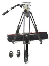 VINTEN VISION 100 HEAD CF CARBON TRIPOD SYS GRSP BAR KNOB BAG PL SERVICED 44Lb🔥 for sale  Shipping to South Africa